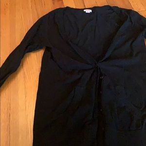 Black cardigan